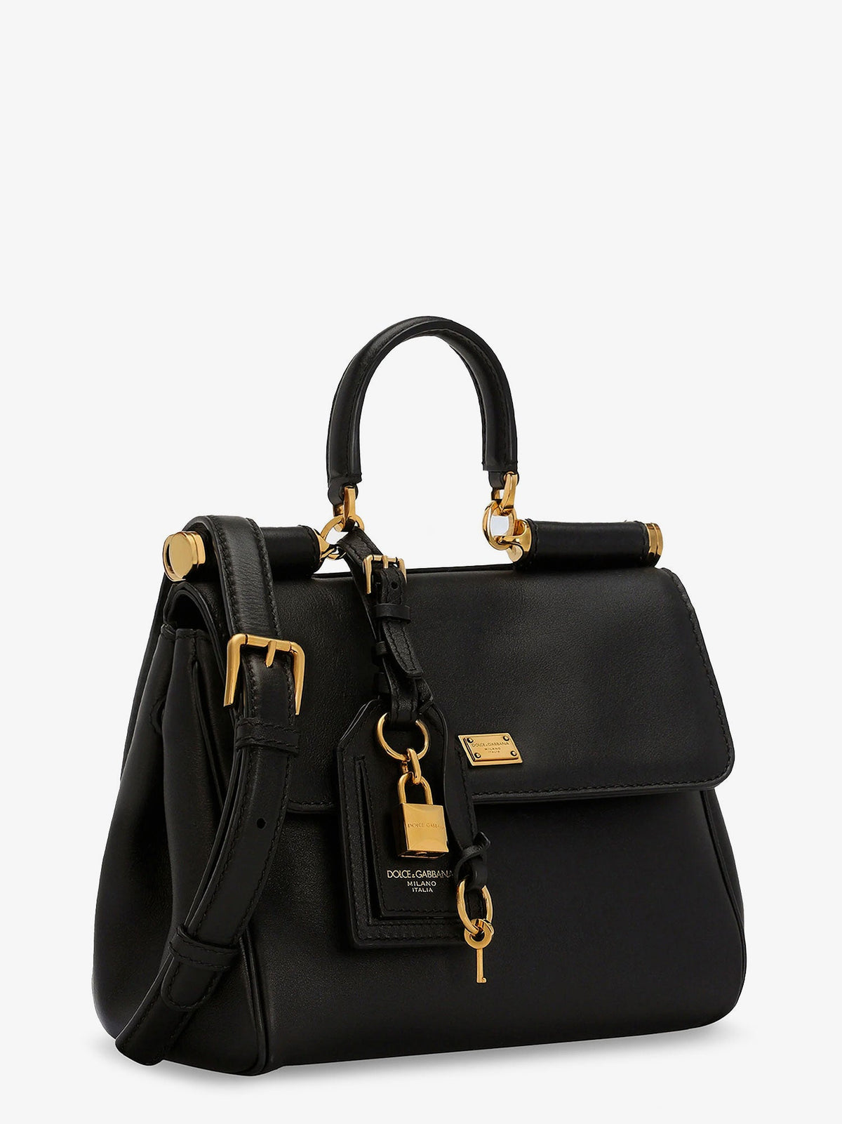 Dolce & Gabbana Women My Sicily Leather Shoulder Bag