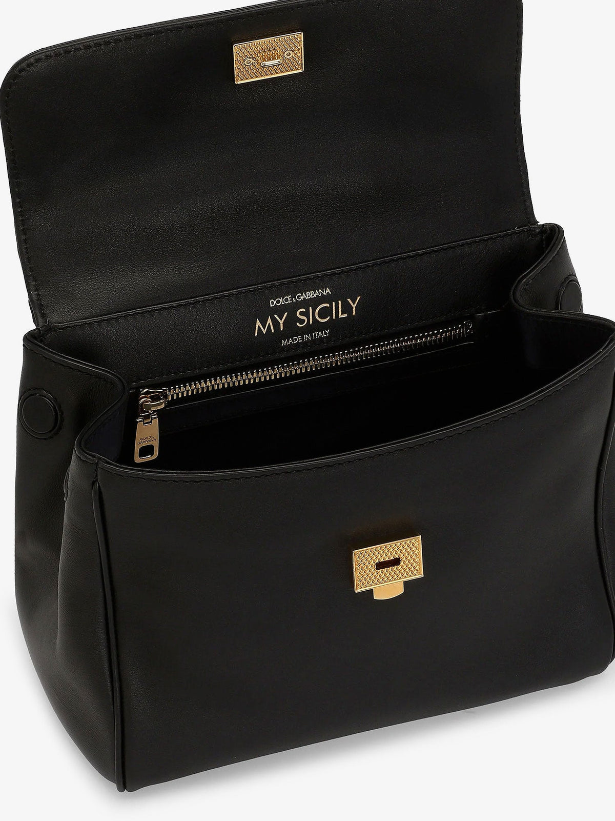 Dolce & Gabbana Women My Sicily Leather Shoulder Bag