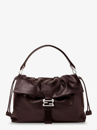 Fendi Men Fendi Flux Maxi Messenger Leather Shoulder Bag