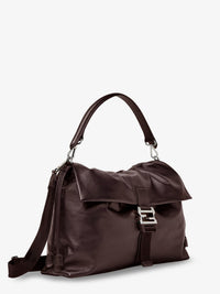 Fendi Men Fendi Flux Maxi Messenger Leather Shoulder Bag