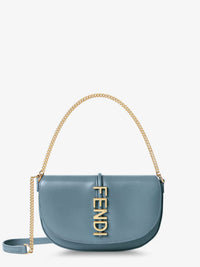 Fendi Women Wallet On Chain Fendigraphy Leather Crossbody Bag