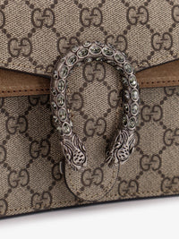 Gucci Women Dionysus Medium Gg Supreme Fabric Crossbody Bag