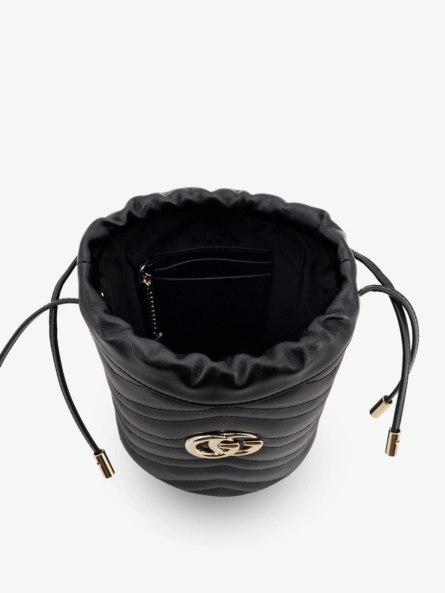 Gucci Women Gg Marmont Matelasse Leather Bucket Bag