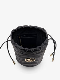 Gucci Women Gg Marmont Matelasse Leather Bucket Bag