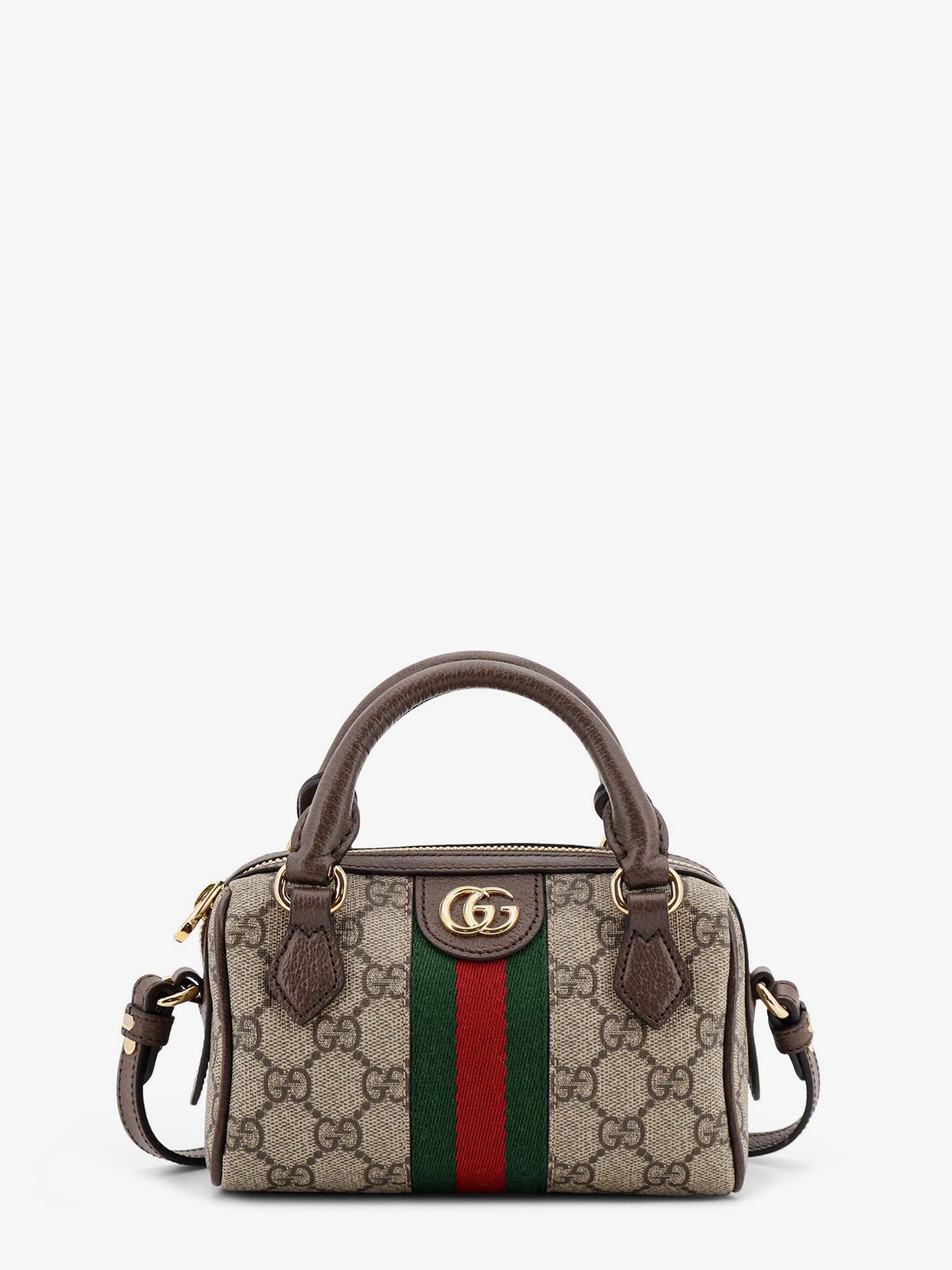 Gucci Women Ophidia Mini Bag Gg Supreme Fabric Crossbody Bag