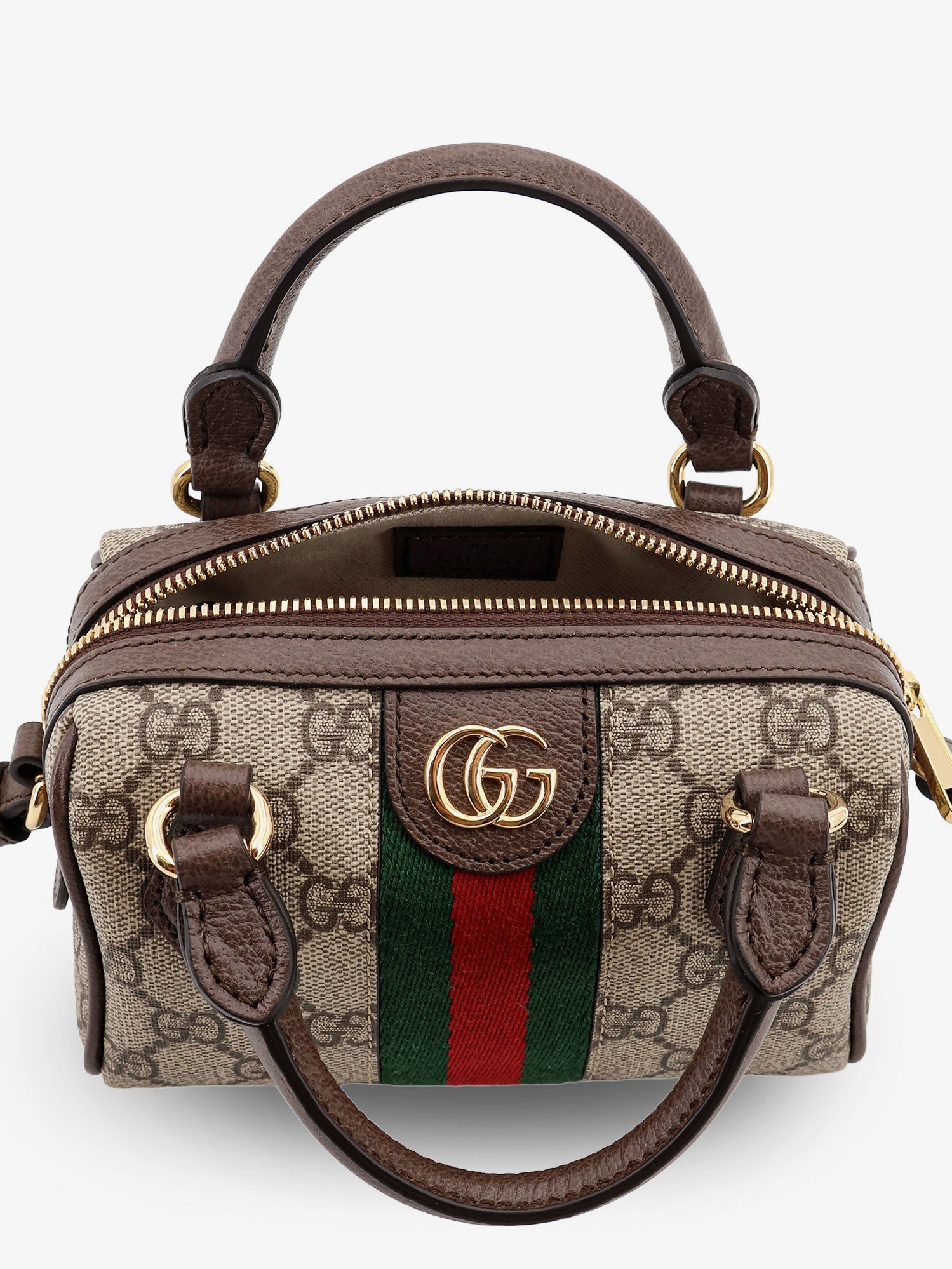 Gucci Women Ophidia Mini Bag Gg Supreme Fabric Crossbody Bag