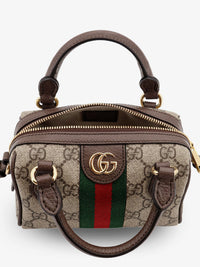 Gucci Women Ophidia Mini Bag Gg Supreme Fabric Crossbody Bag