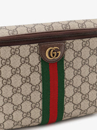 Gucci Men Ophidia Gg Coated Canvas Belt Bag