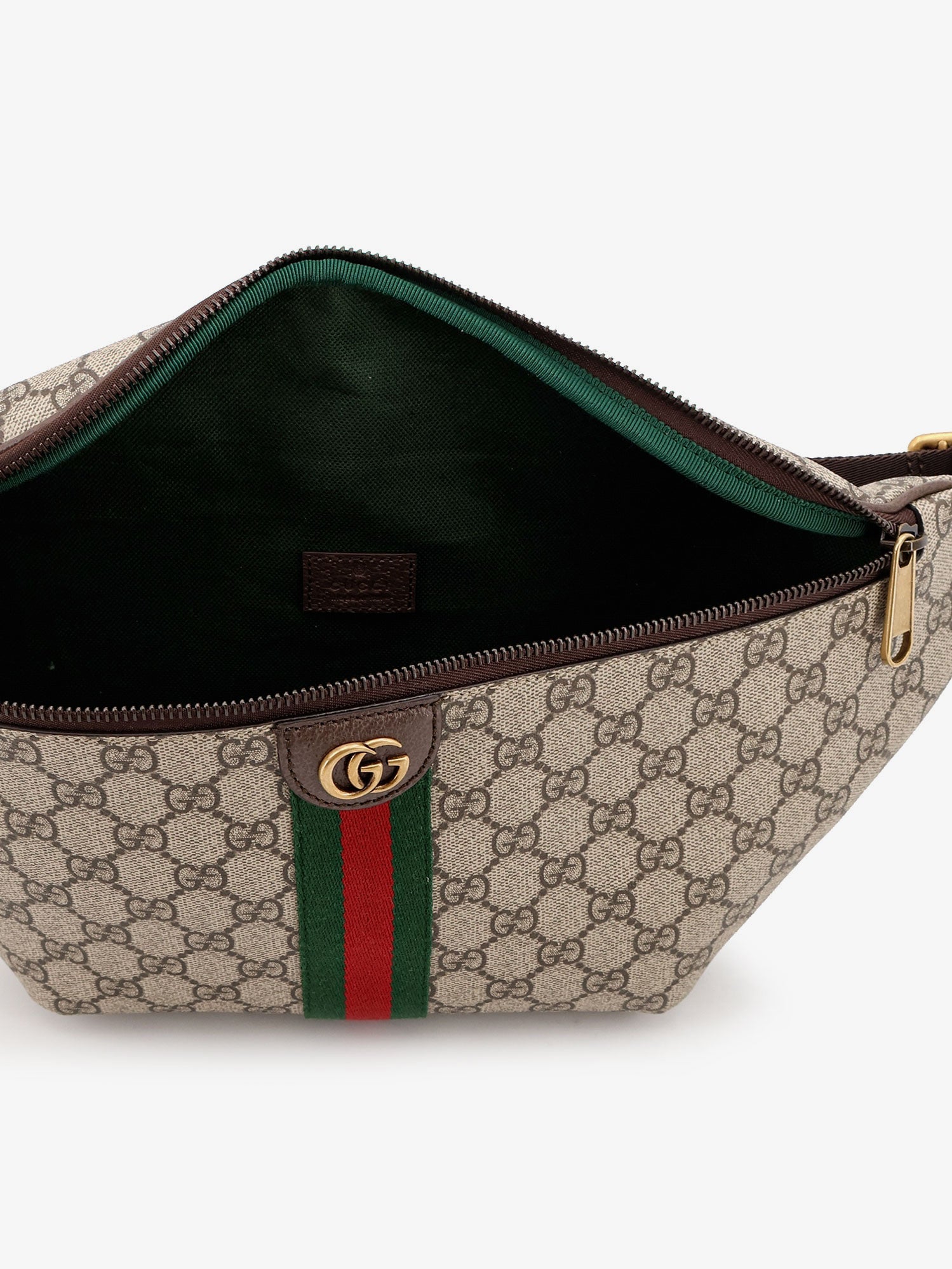 Gucci Men Ophidia Gg Coated Canvas Belt Bag