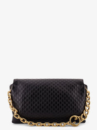 Gucci Women Leather Crossbody Bag With Embossed Gg Motif