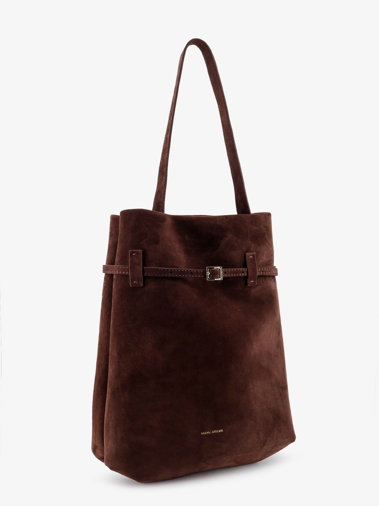 MANU ATELIER Manu Atelier Women Suede Tote Du Jour Shoulder Bag