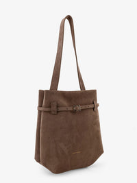 MANU ATELIER Manu Atelier Women Mini Tote Du Jour Suede Shoulder Bag