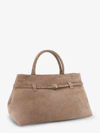 MANU ATELIER Manu Atelier Women Le Cambon 35 Suede Shoulder Bag