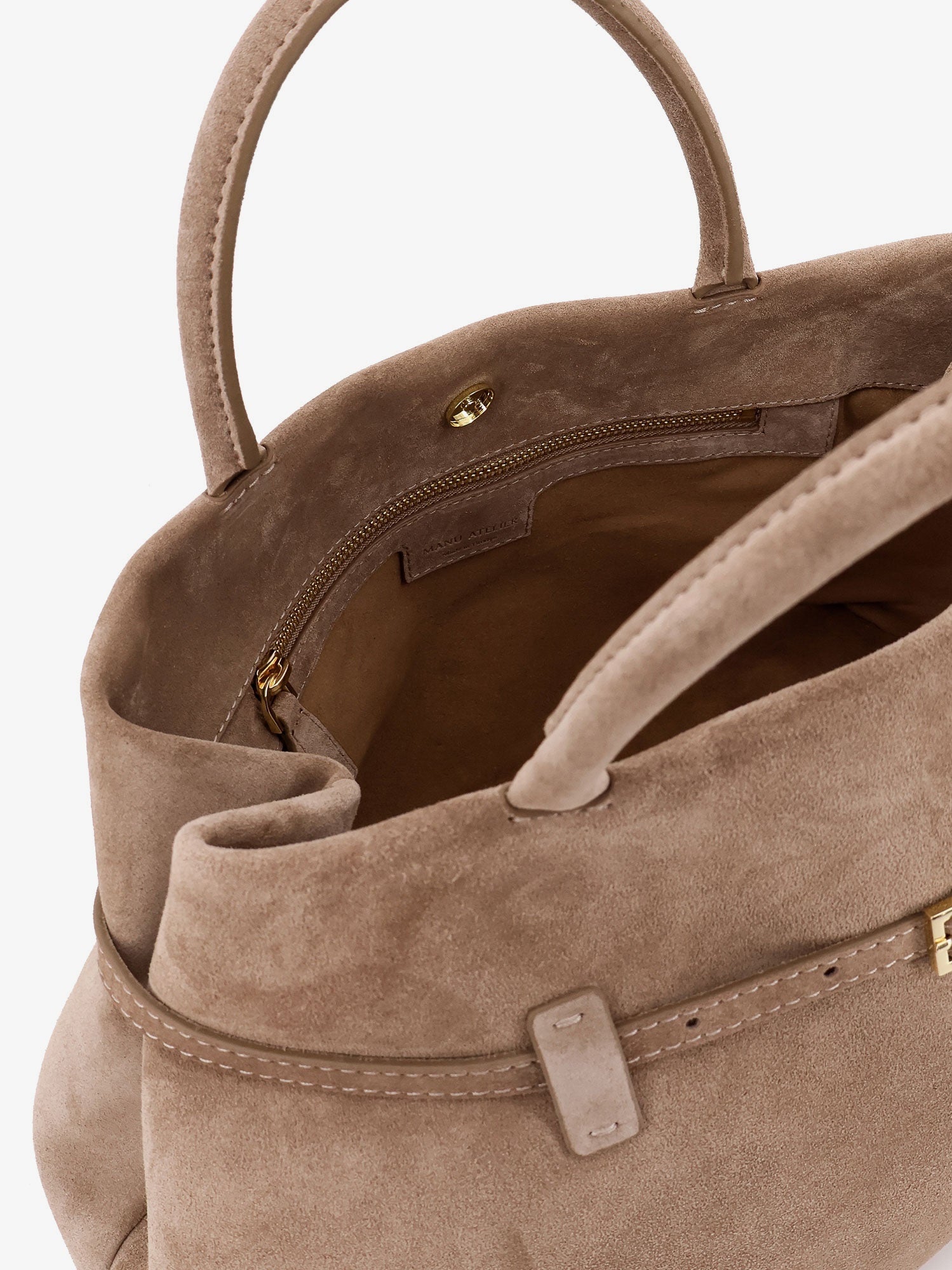 MANU ATELIER Manu Atelier Women Le Cambon 35 Suede Shoulder Bag
