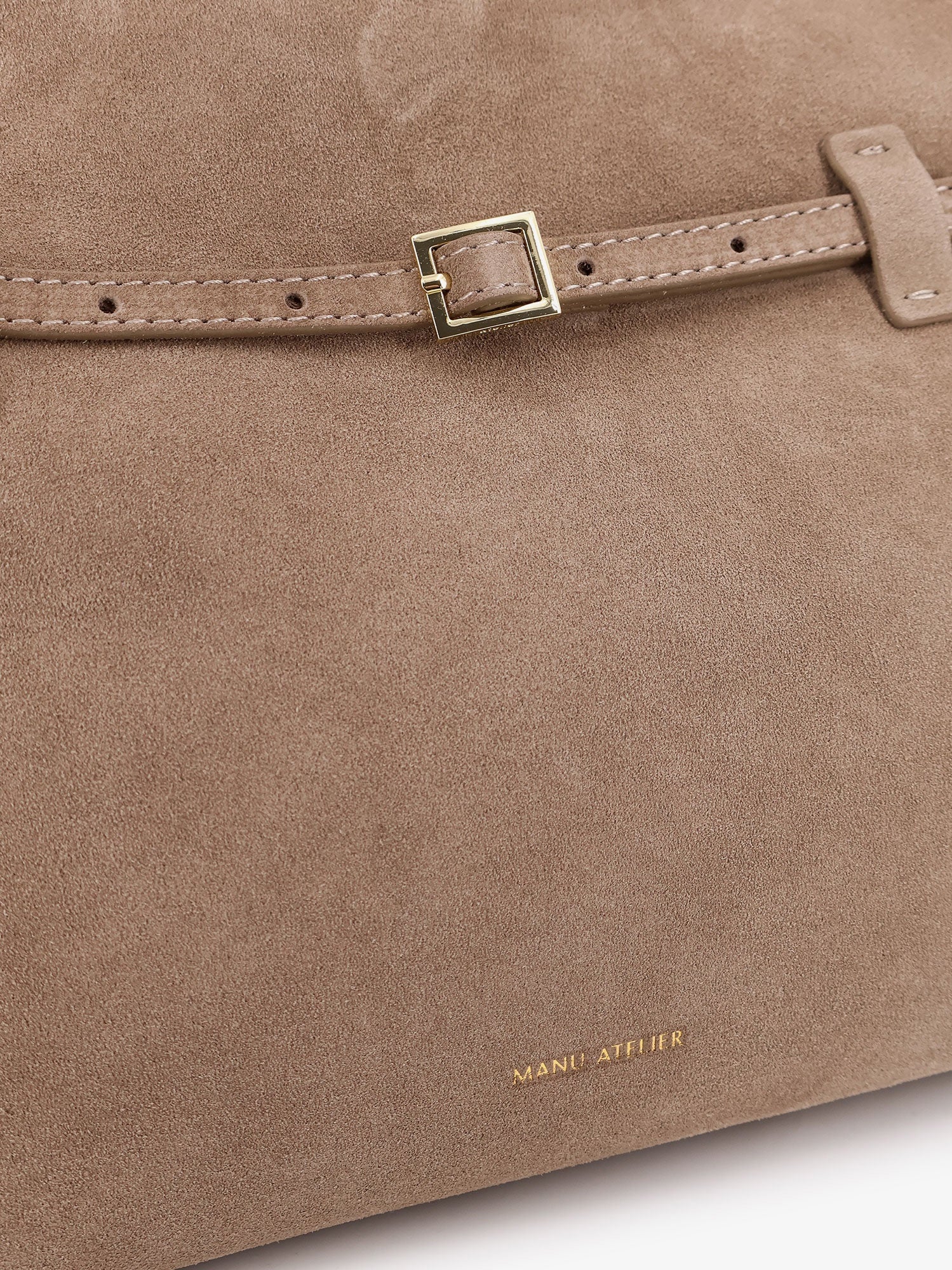 MANU ATELIER Manu Atelier Women Le Cambon 35 Suede Shoulder Bag