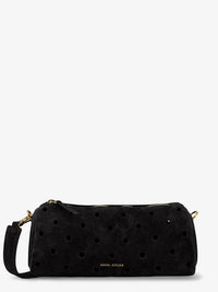 MANU ATELIER Manu Atelier Women Mini Cylinder Suede Crossbody Bag