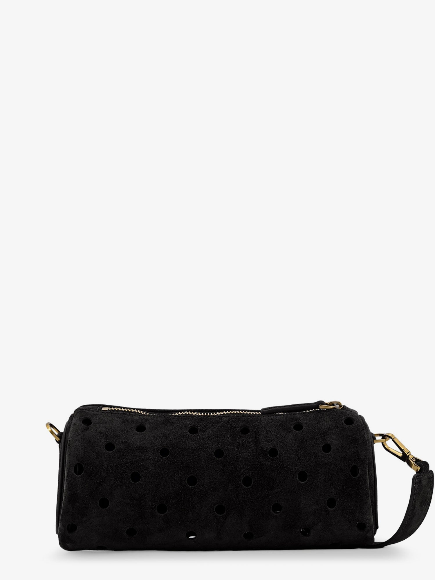 MANU ATELIER Manu Atelier Women Mini Cylinder Suede Crossbody Bag