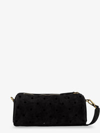 MANU ATELIER Manu Atelier Women Mini Cylinder Suede Crossbody Bag