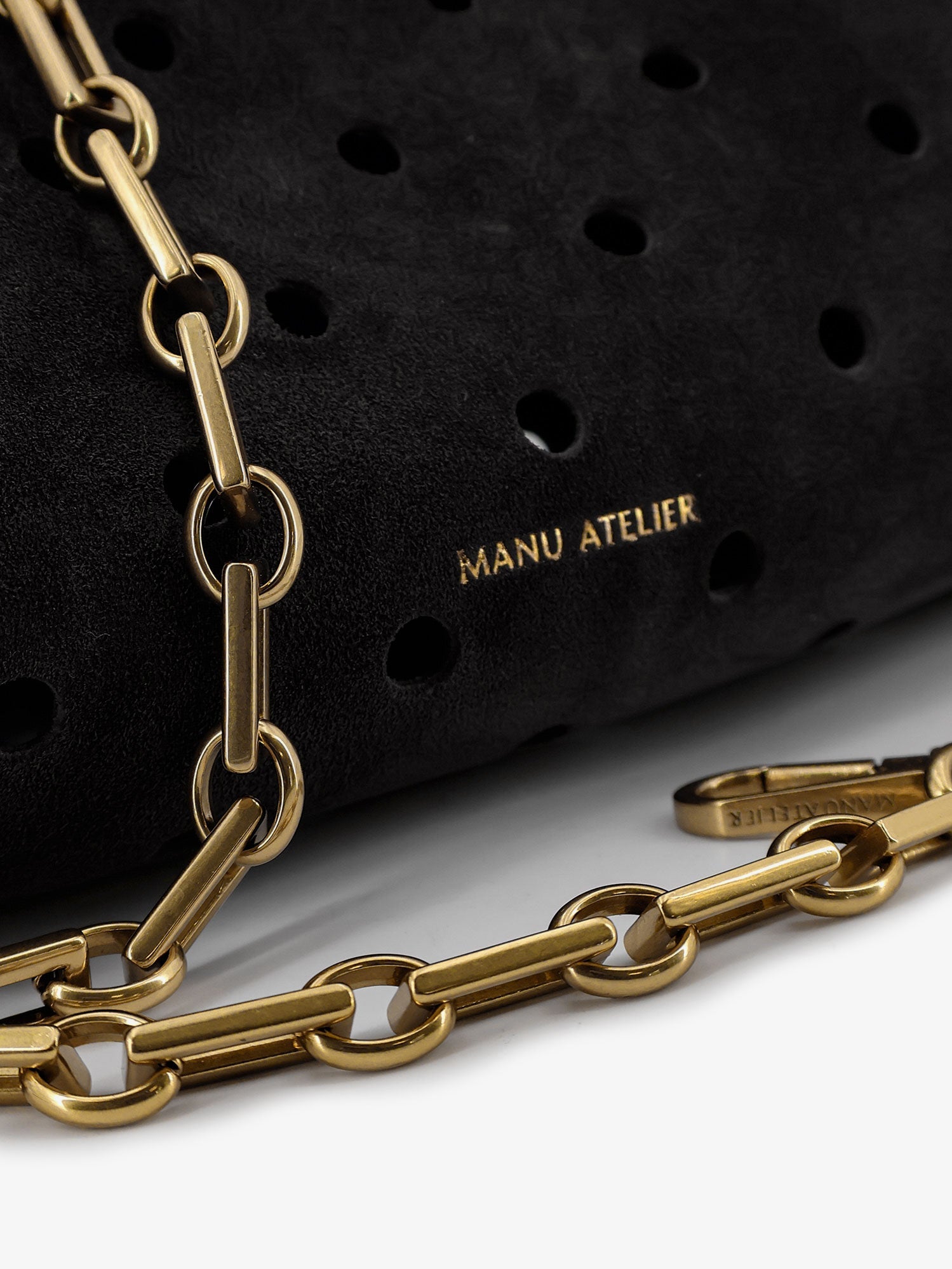 MANU ATELIER Manu Atelier Women Mini Cylinder Suede Crossbody Bag