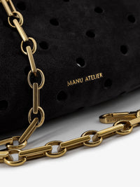 MANU ATELIER Manu Atelier Women Mini Cylinder Suede Crossbody Bag