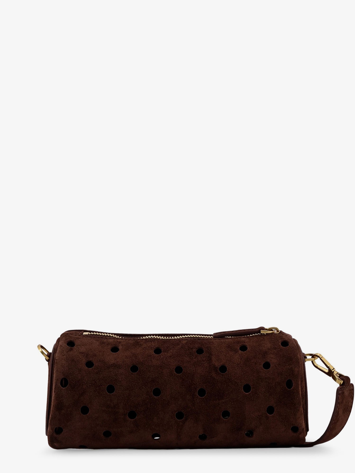 MANU ATELIER Manu Atelier Women Mini Cylinder Suede Crossbody Bag
