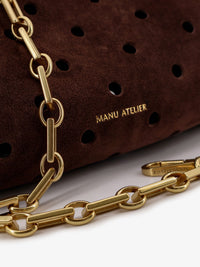 MANU ATELIER Manu Atelier Women Mini Cylinder Suede Crossbody Bag