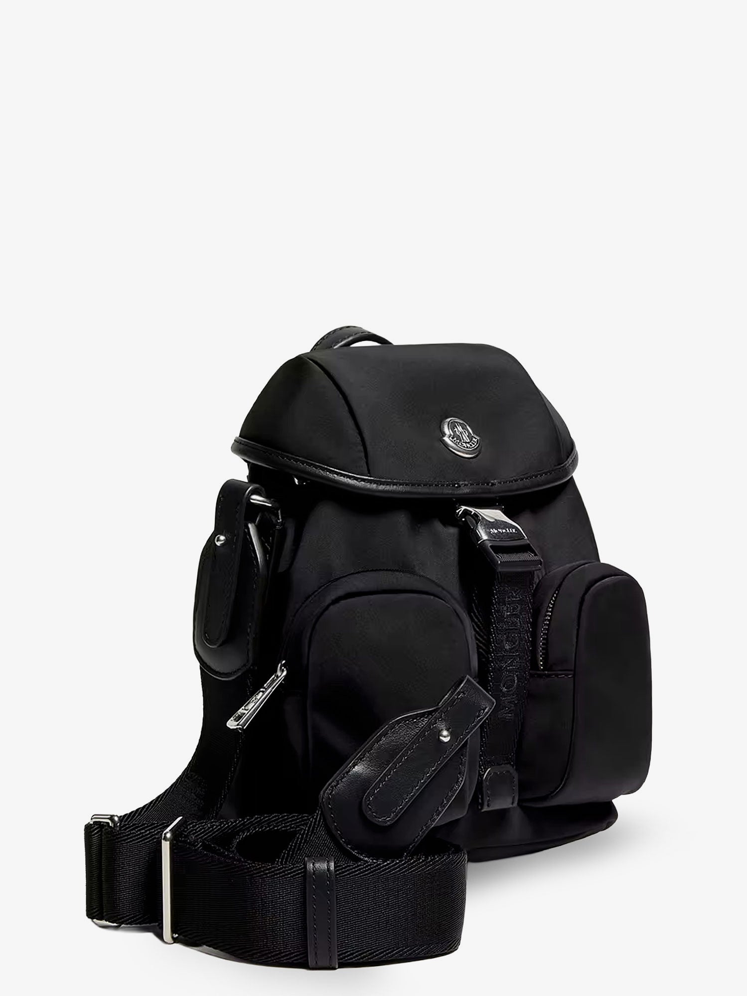 MONCLER Moncler Women Trick Nylon Crossbody Bag With Logo Patch On The Front