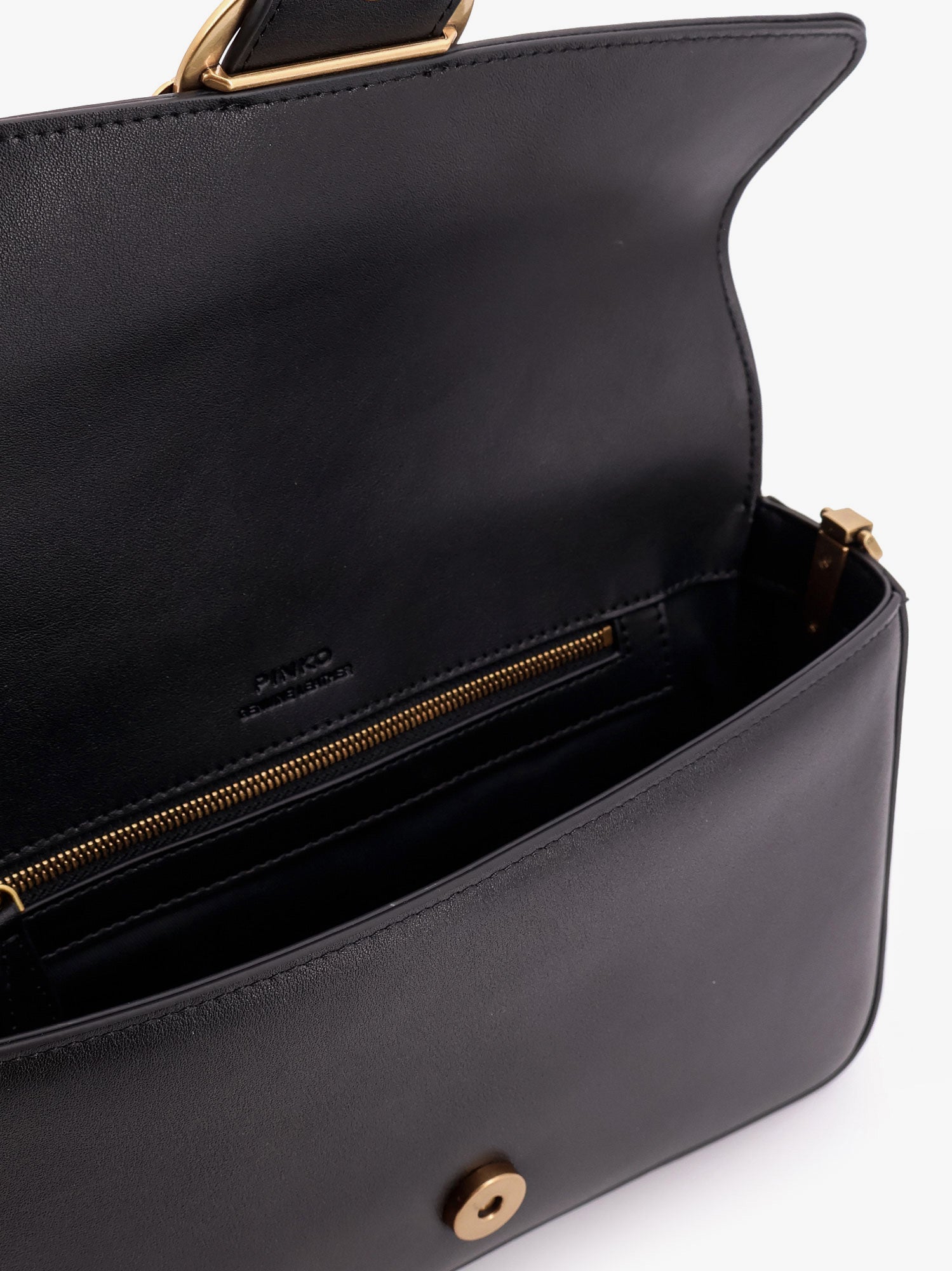 PINKO Pinko Women Love One Classic Leather Shoulder Bag