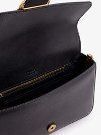 PINKO Pinko Women Love One Classic Leather Shoulder Bag