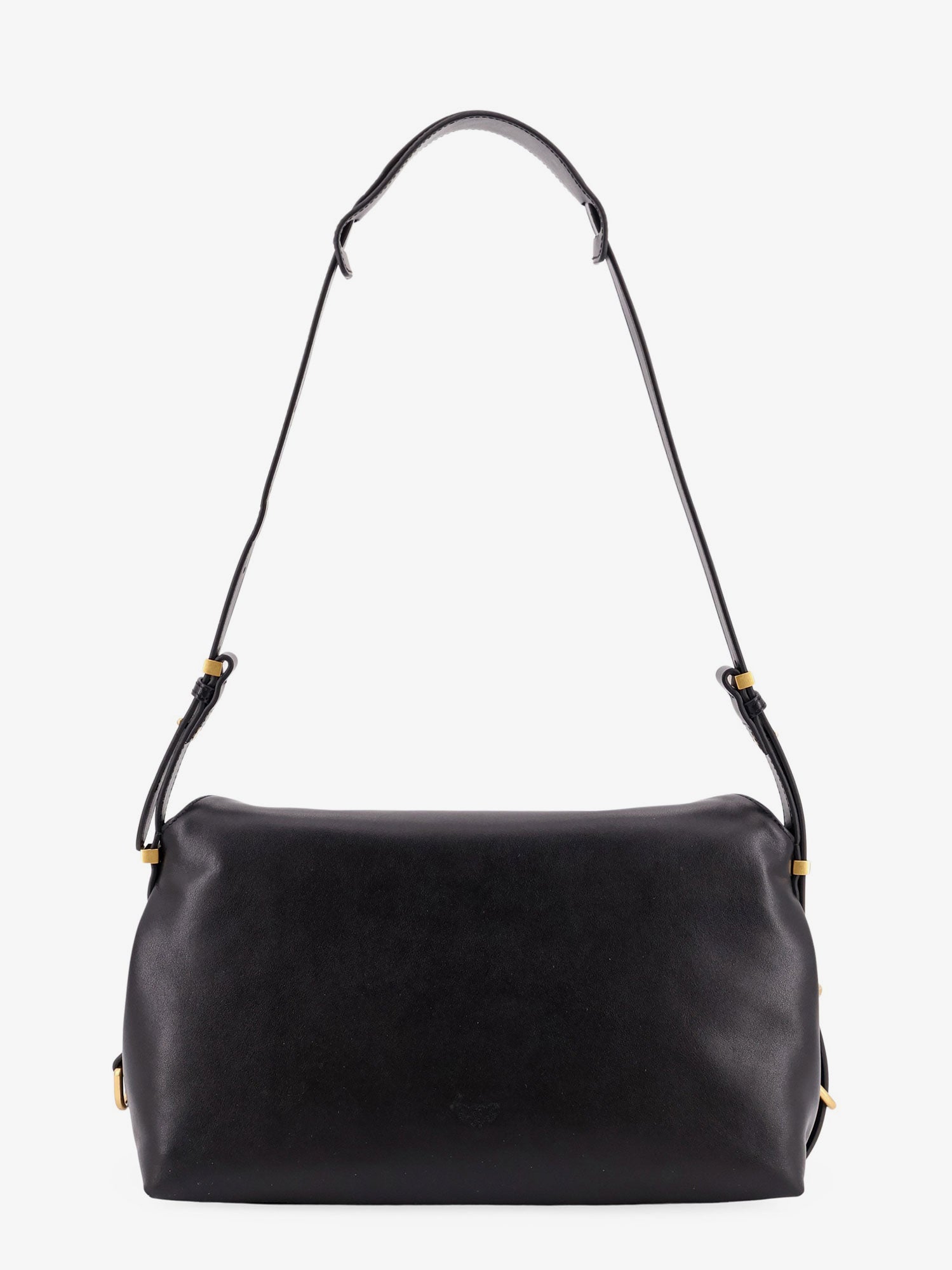 PINKO Pinko Women Leather Shoulder Bag With Metal Detail With Engraved Logo