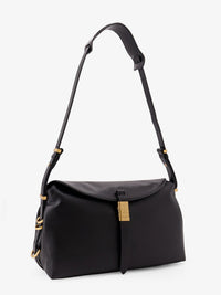 PINKO Pinko Women Leather Shoulder Bag With Metal Detail With Engraved Logo