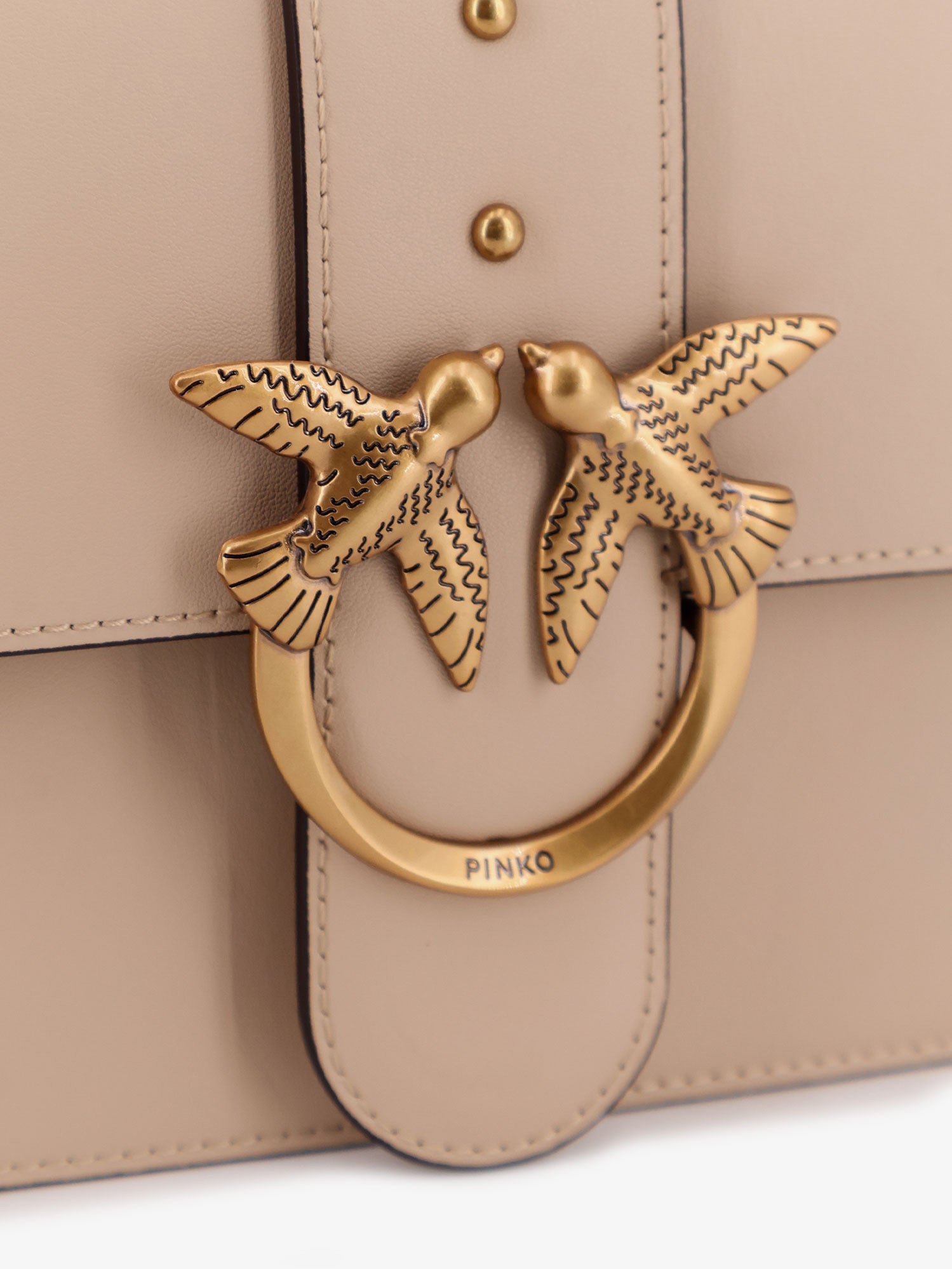 PINKO Pinko Women Love One Leather Crossbody Bag