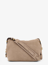 PINKO Pinko Women Leather Shoulder Bag With Metal Logo Detail