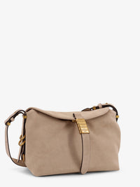 PINKO Pinko Women Leather Shoulder Bag With Metal Logo Detail