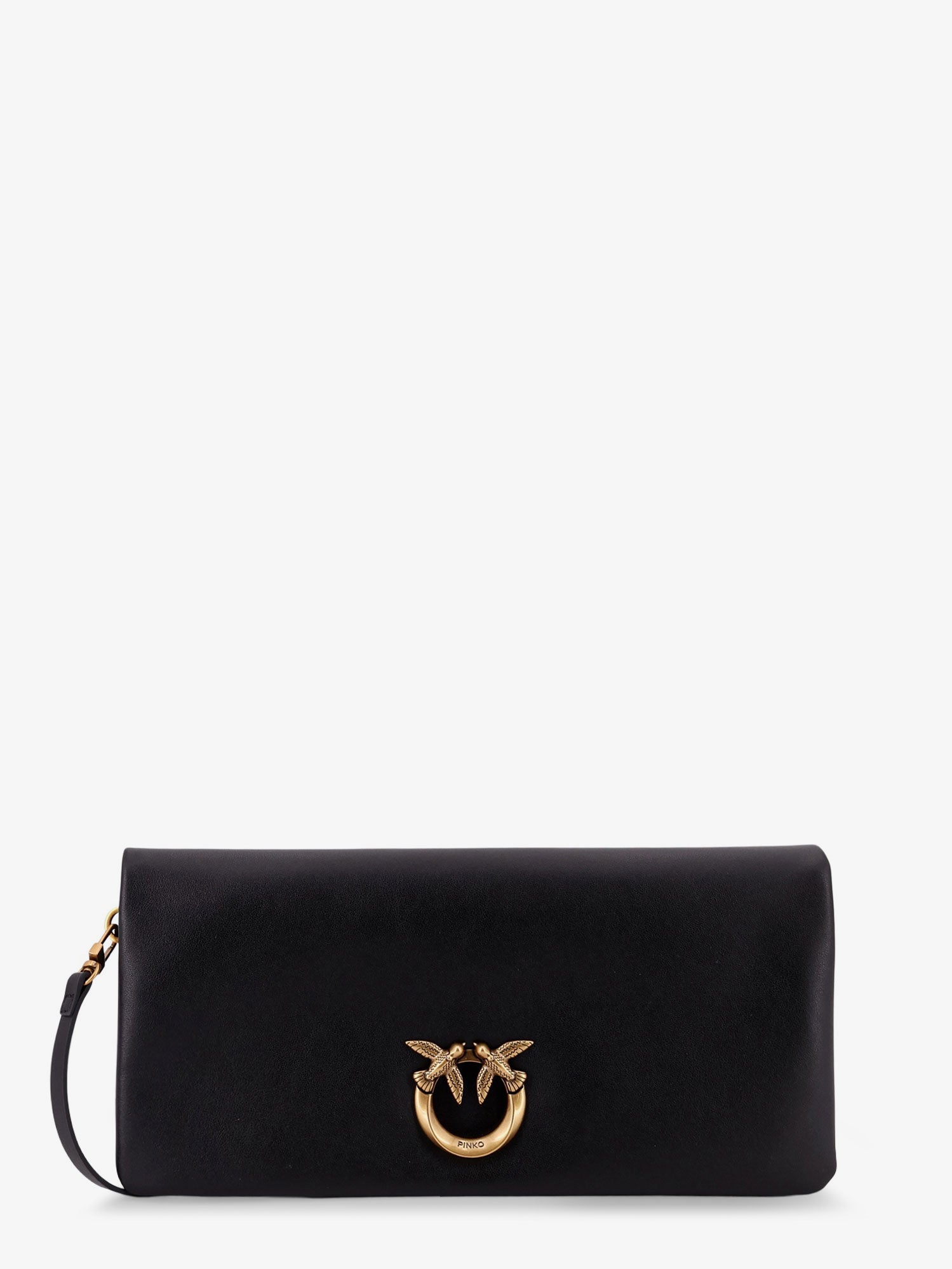 PINKO Pinko Women Click Soft Horizontal Leather Crossbody Bag
