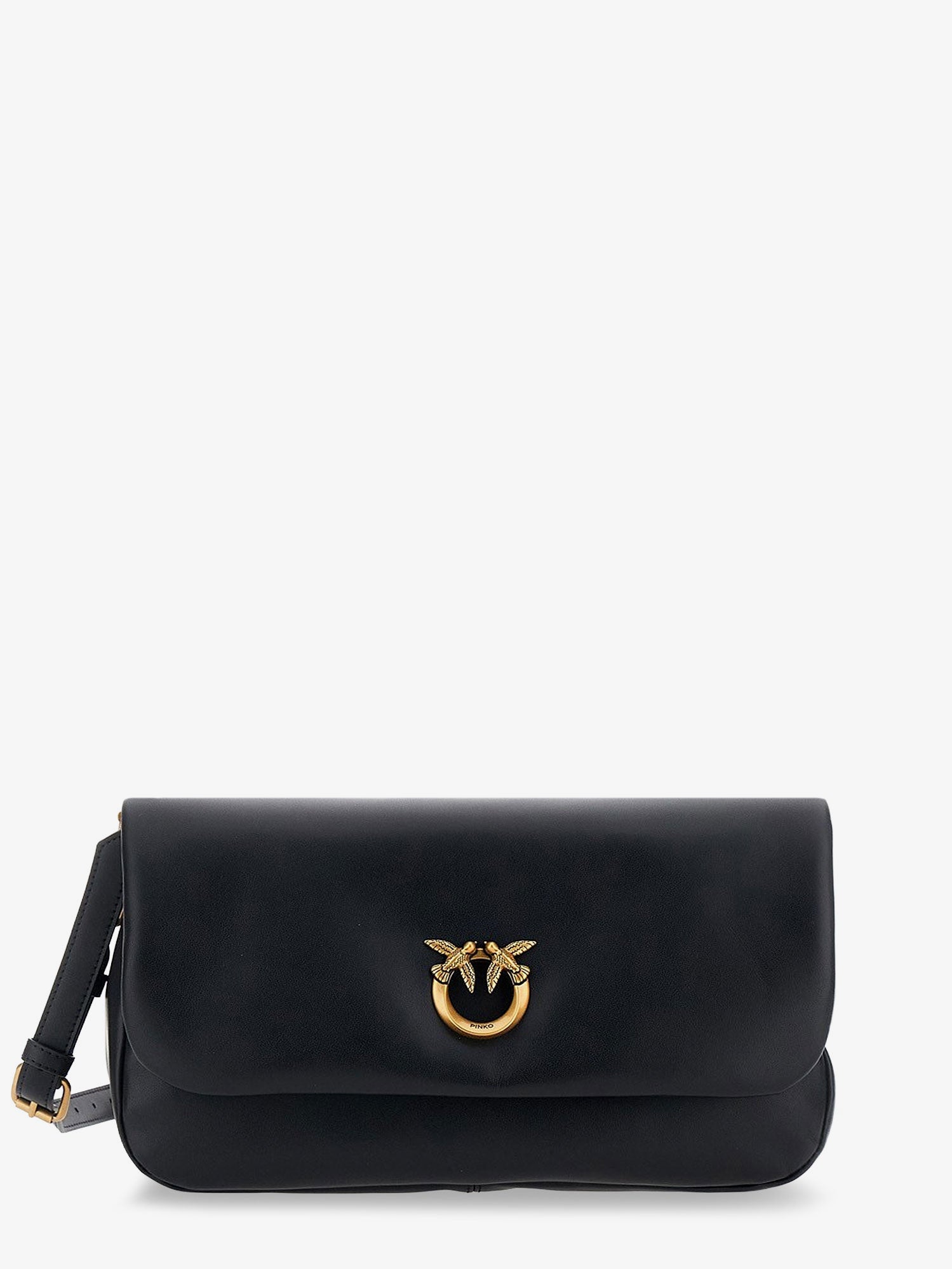 PINKO Pinko Women Soft Horizontal Leather Crossbody Bag