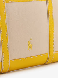 POLO RALPH LAUREN Polo Ralph Lauren Women Canvas Shoulder Bag With Embroidered Logo On The Front