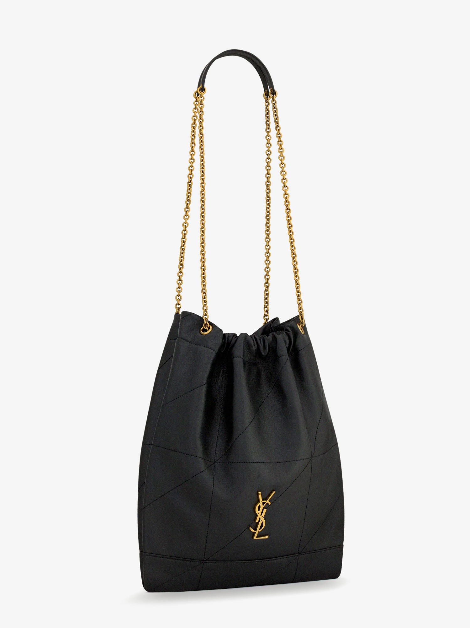 SAINT LAURENT Saint Laurent Women Jamie Pochon Leather Shoulder Bag