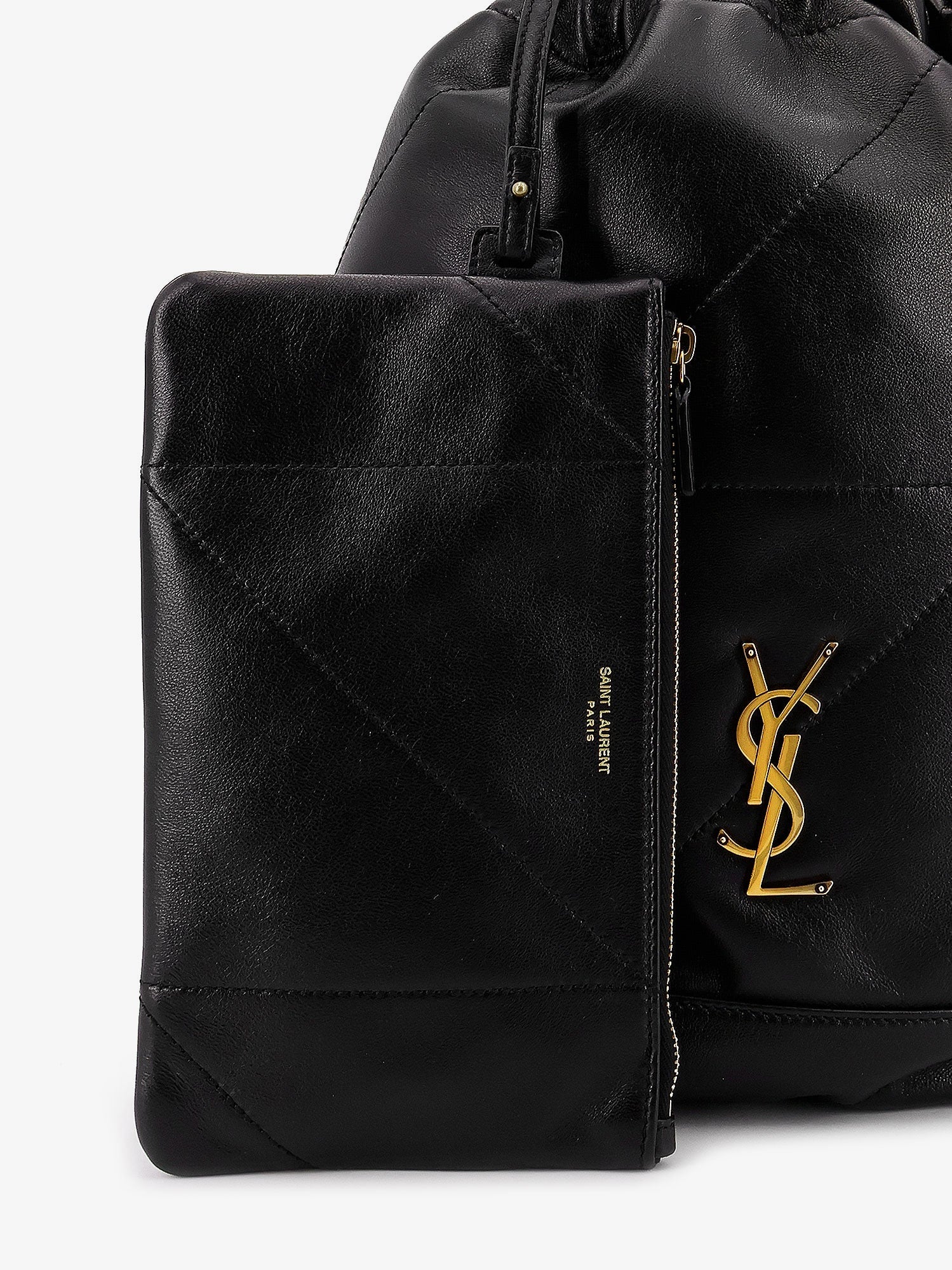 SAINT LAURENT Saint Laurent Women Jamie Pochon Leather Shoulder Bag