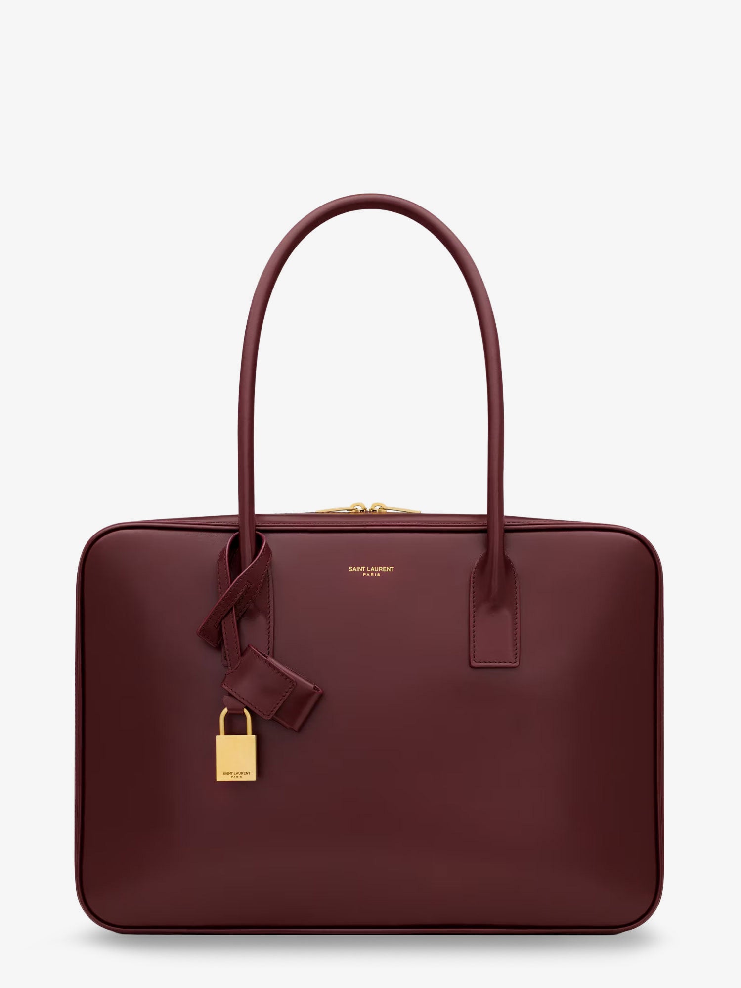 SAINT LAURENT Saint Laurent Women Sac De Jour In Box Leather Handbag With Metal Lock Detail