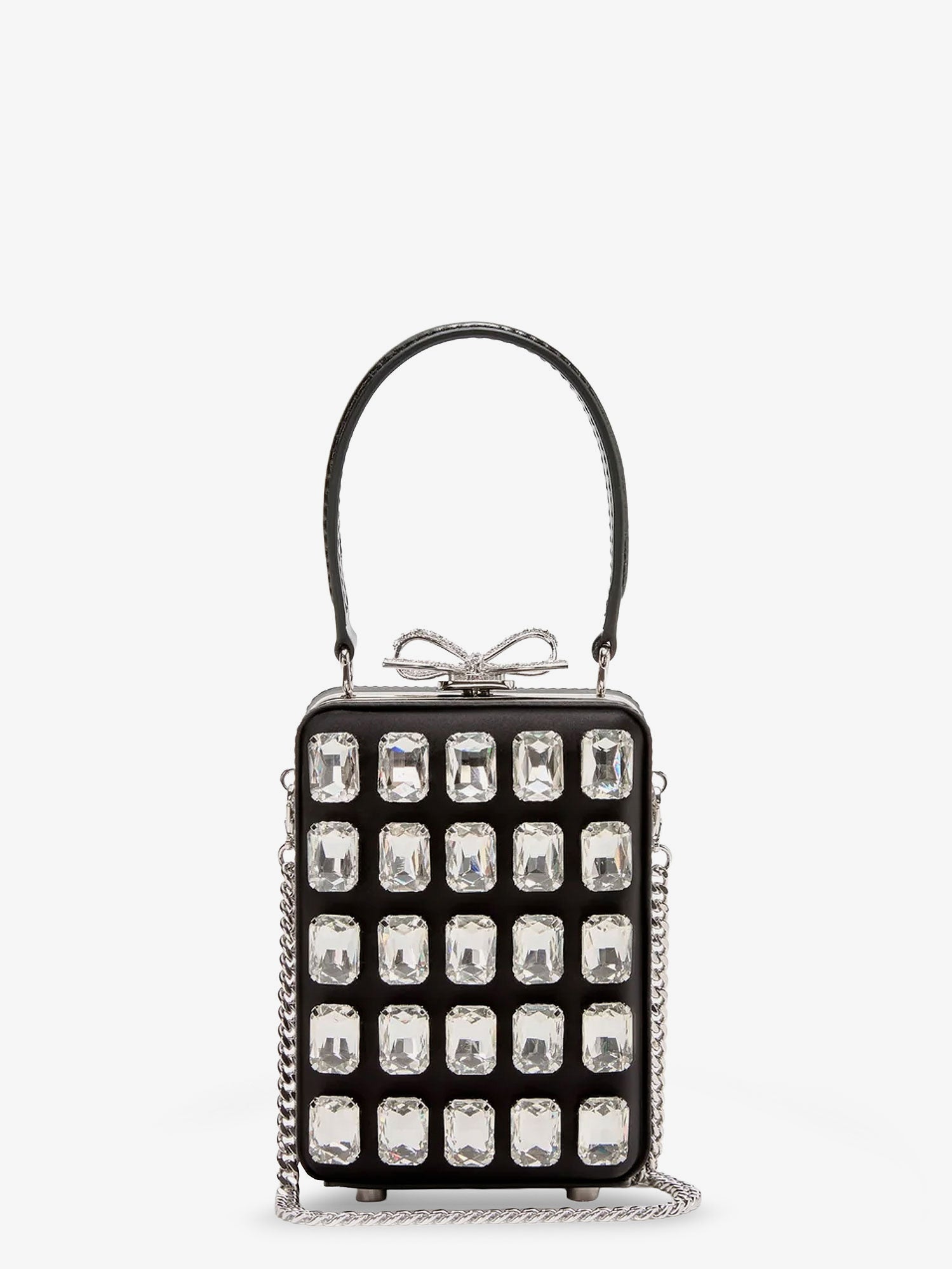 SELF PORTRAIT Self Portrait Women Satin Shoulder Bag With Crystals