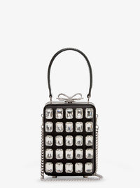 SELF PORTRAIT Self Portrait Women Satin Shoulder Bag With Crystals