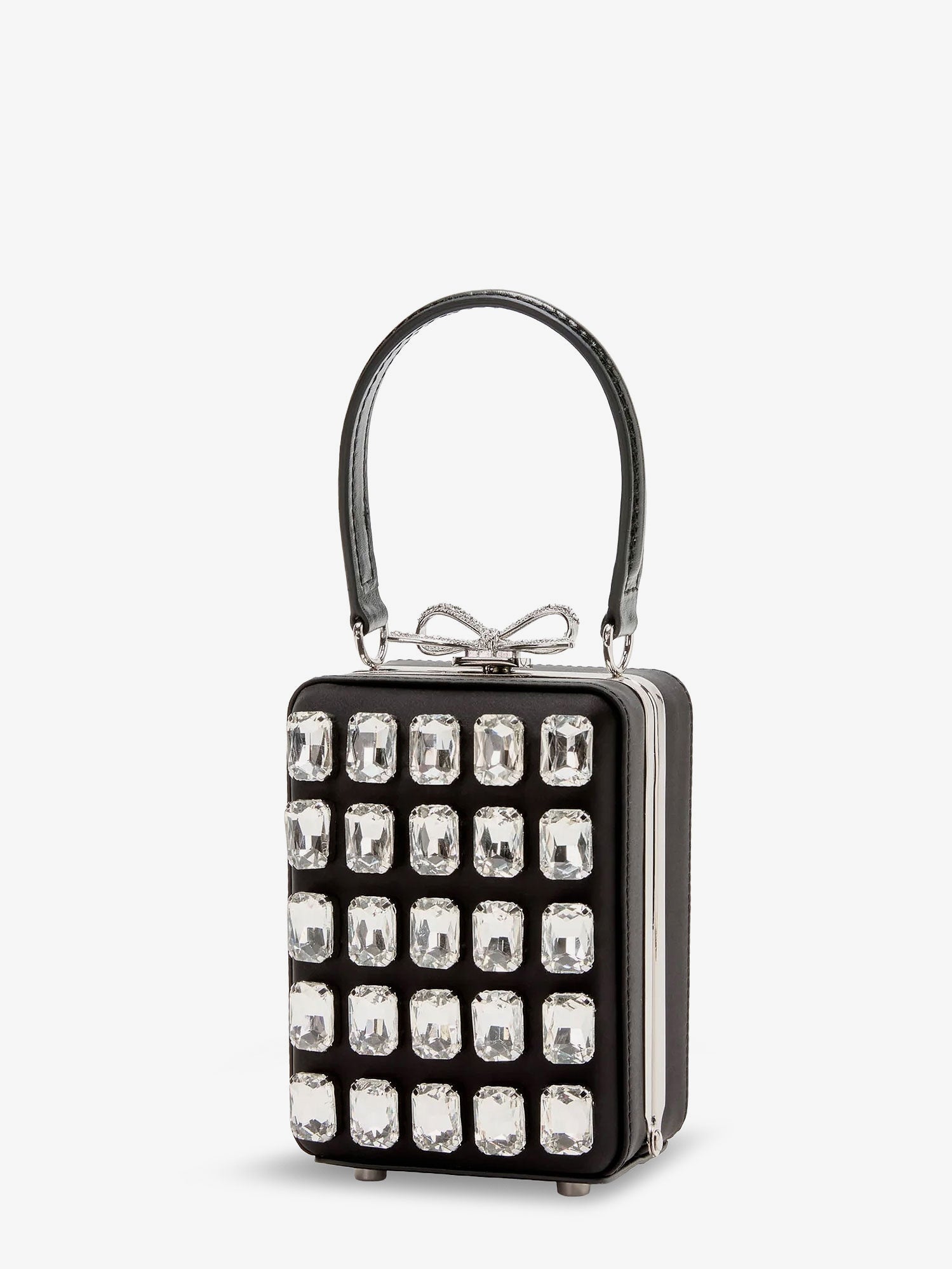 SELF PORTRAIT Self Portrait Women Satin Shoulder Bag With Crystals