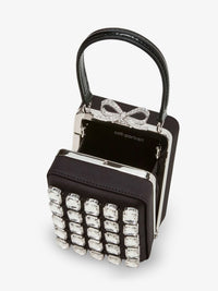 SELF PORTRAIT Self Portrait Women Satin Shoulder Bag With Crystals