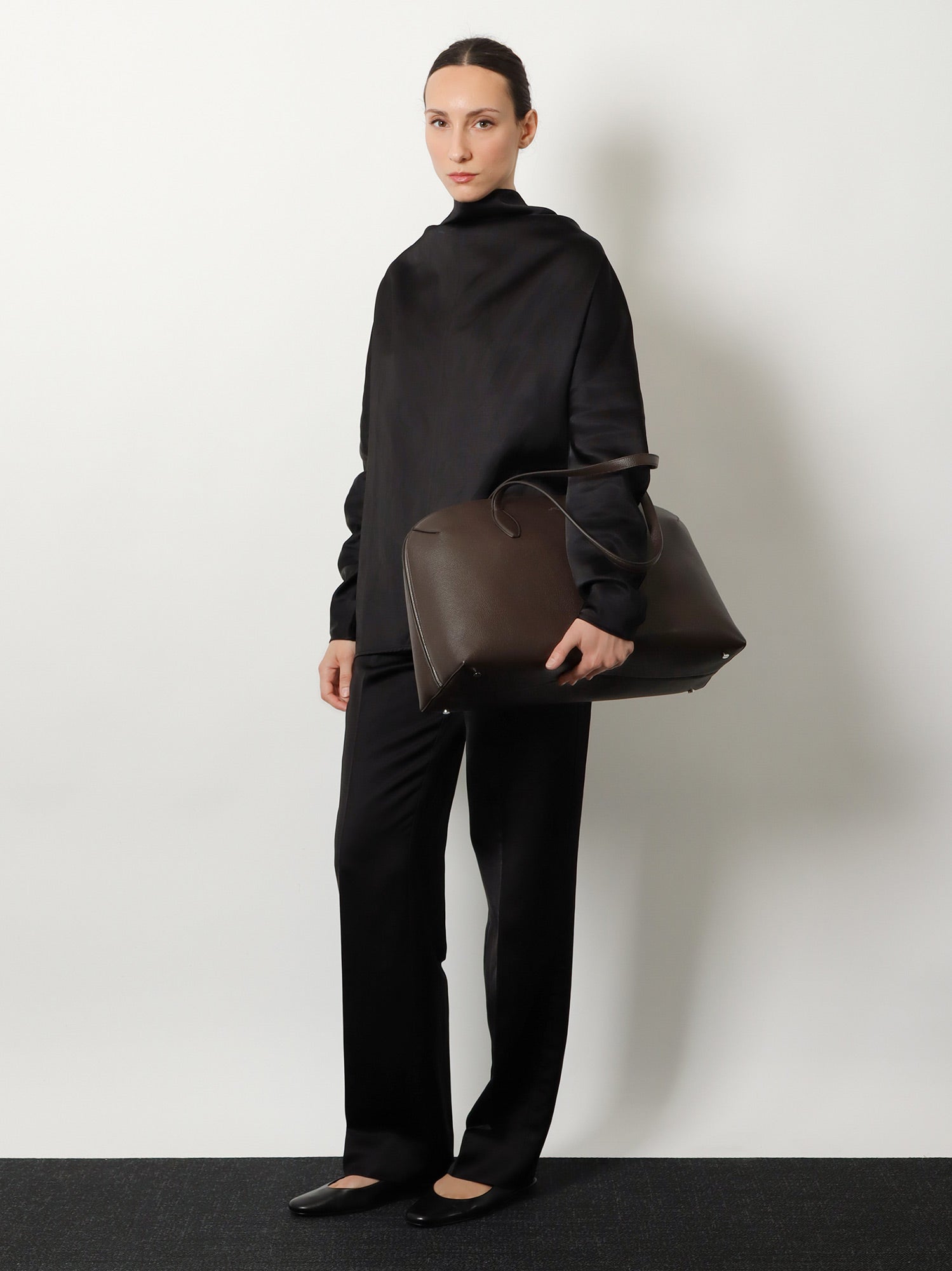 TOTEME Toteme Women Suede Handbag With Engraved Logo On The Front