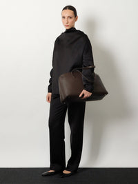 TOTEME Toteme Women Suede Handbag With Engraved Logo On The Front