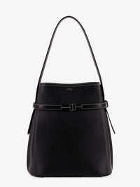 TOTEME Toteme Women Hammered Leather Bucket Bag With Strap On The Front
