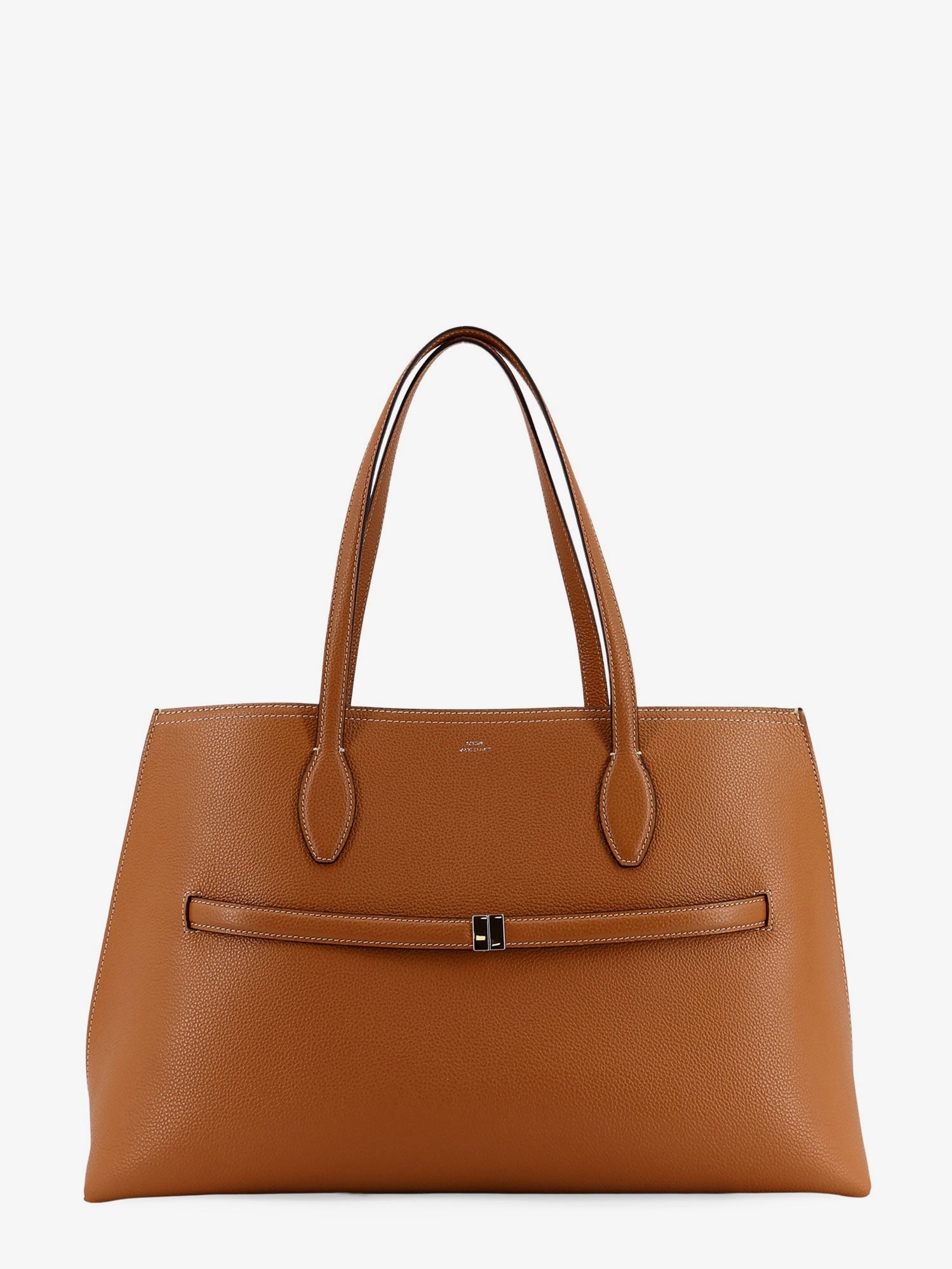 TOTEME Toteme Women Leather Shoulder Bag With Lettering Logo On The Front