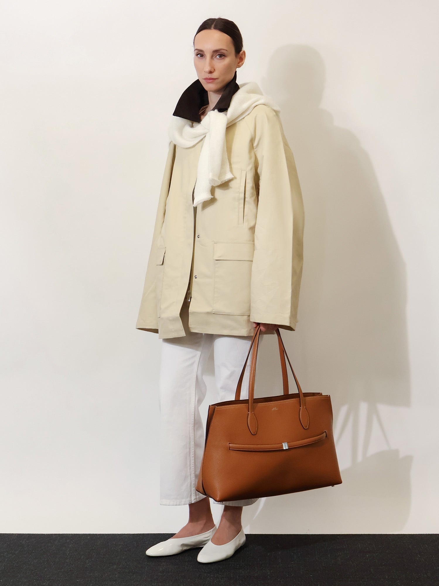 TOTEME Toteme Women Leather Shoulder Bag With Lettering Logo On The Front