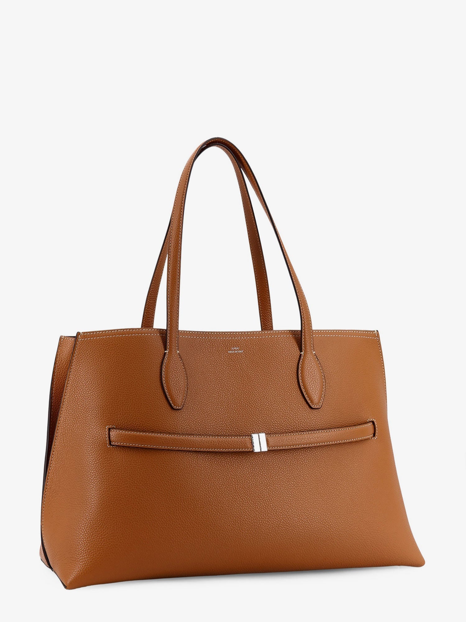 TOTEME Toteme Women Leather Shoulder Bag With Lettering Logo On The Front